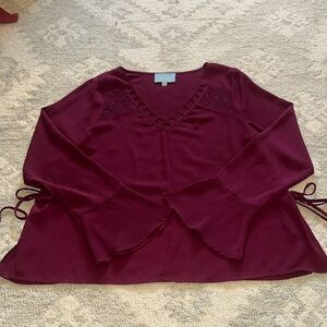 Skies are blue blouse